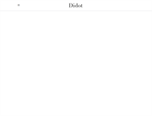 Tablet Screenshot of didot.net